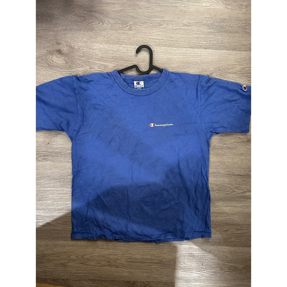 Champion Blue Short Sleeve Tee with Small Logo